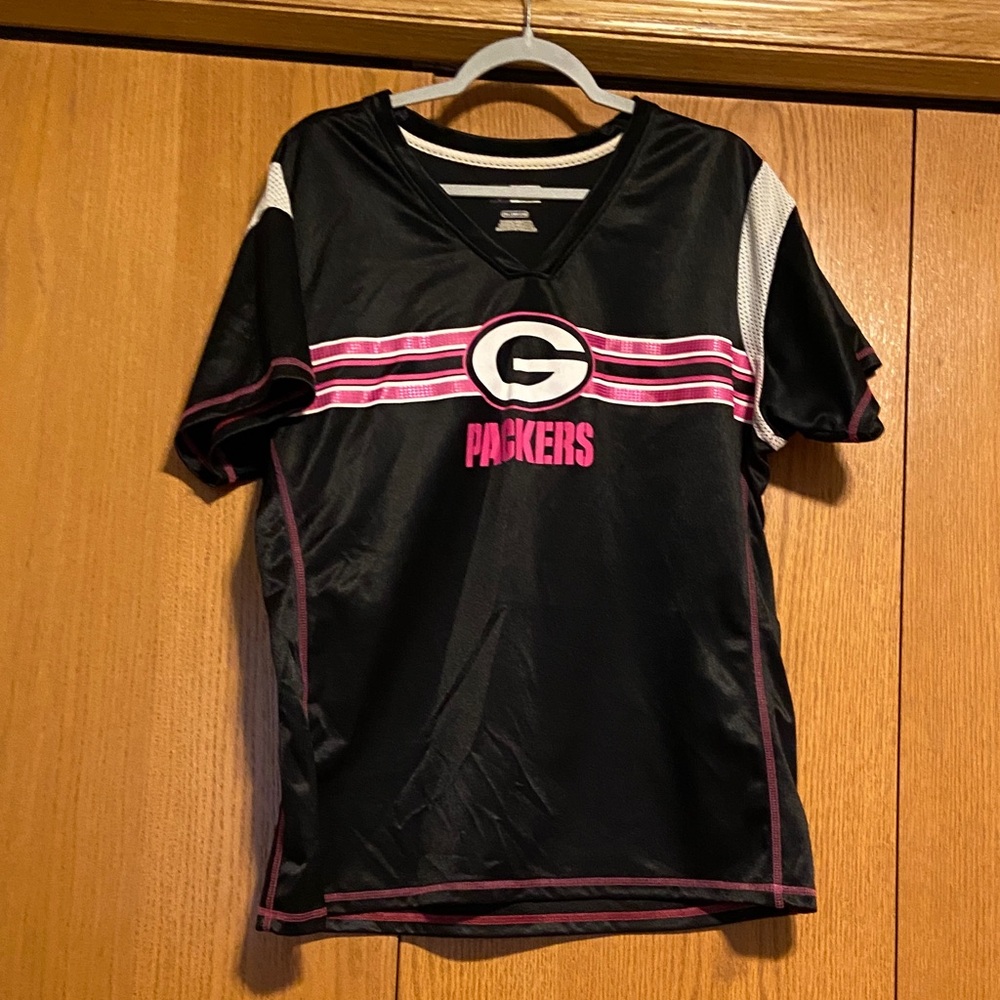 Womens Black Packers Shirt